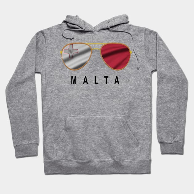 Malta Sunglasses, Malta Flag, Malta gift ,   Maltese , Hoodie by JayD World